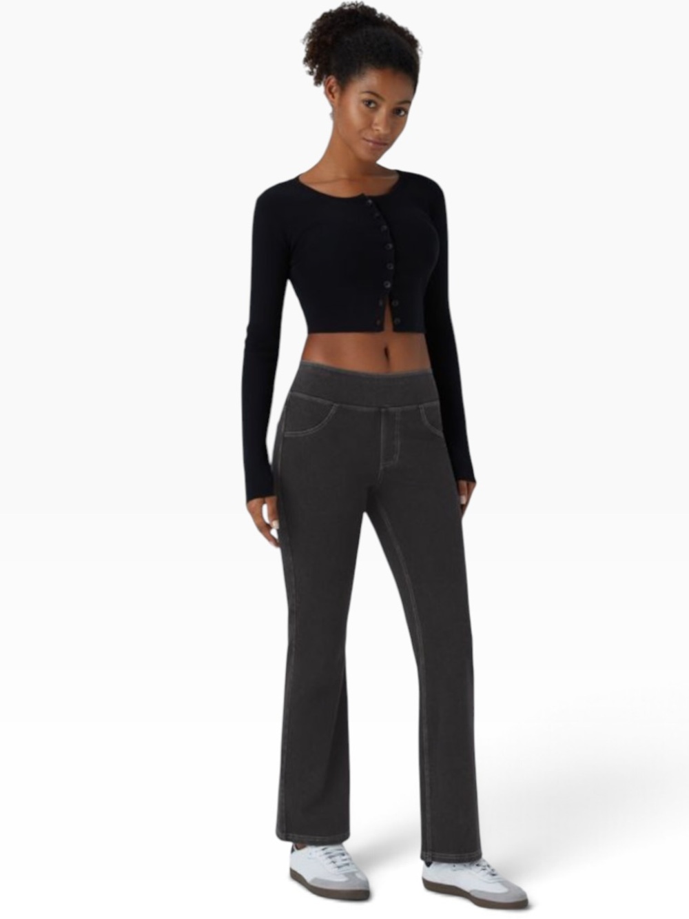Halara Flex™ Pocket Denim Pants NWOT | Large • High Waisted • 33” Inseam